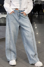 Women's Tie Shirt + Jeans Rhinestone Suit