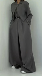 Blazer Wide Leg Pants 2 Piece Set