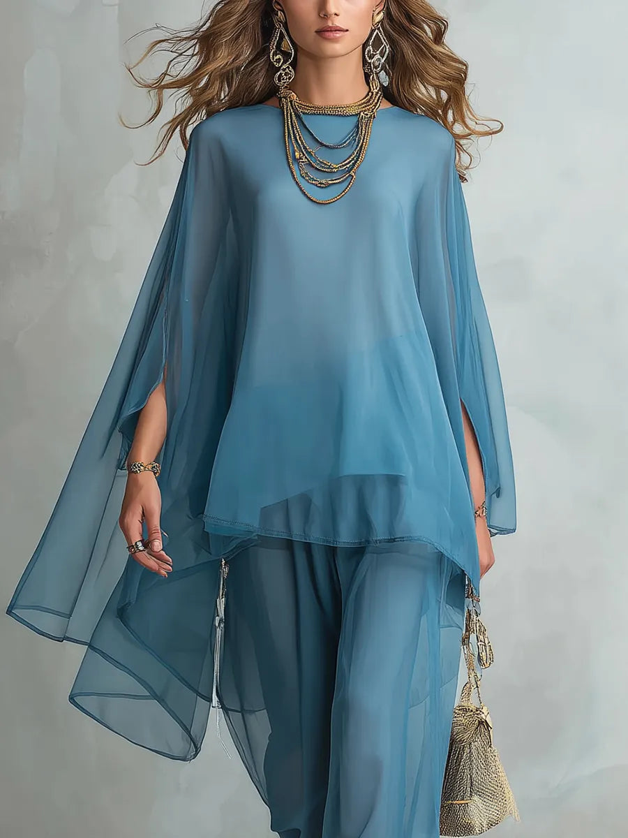 Bohemian Midnight Blue Tulle Set